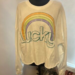 Grayson Threads White Rainbow Sweatshirt